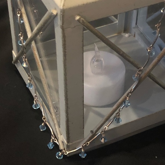 π Swarovski Crystal Sterling necklace - Picture 9 of 9